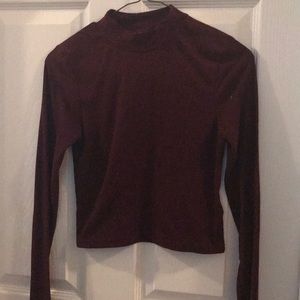 Crop Top Long Sleeve Shirt